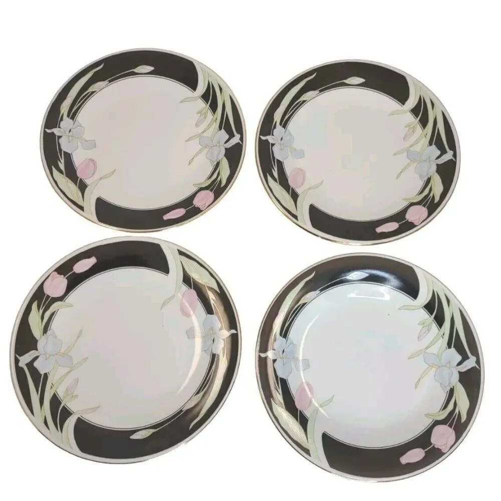 Set of 4 Fairfield Vanessa Fine China 7-3/8